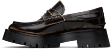 Carter 45mm mid-heel leather loafers