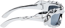 SSENSE Exclusive Silver Twisted Sunglasses