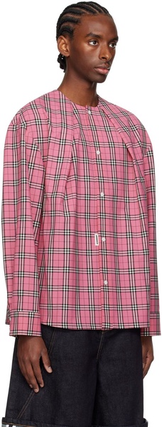 Pink Check Shirt