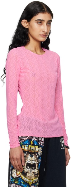 Pink Moon Diamant Long Sleeve T-Shirt