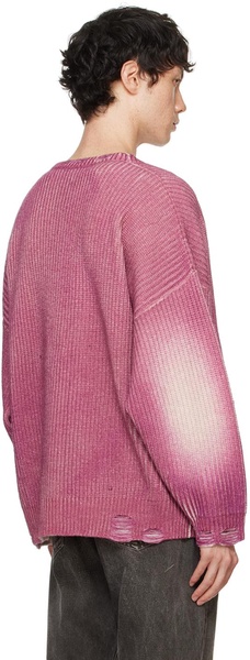 Pink Oversized Cardigan