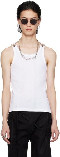 White 'The Straps' Tank Top