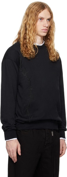 Black Henricus High-Comfort Sweatshirt