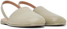 SSENSE Exclusive Green Marcella Slingback Slippers