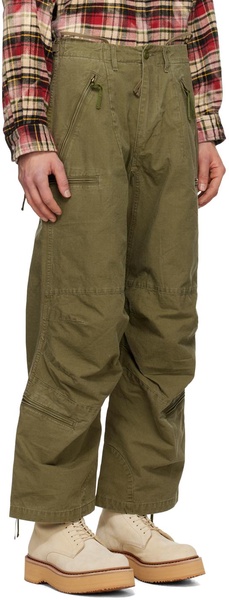 Khaki Flight Cargo Pants