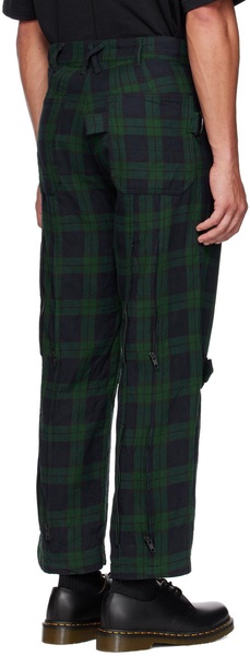 Black & Green PTB Trousers