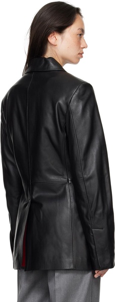 Black Benetra Leather Jacket