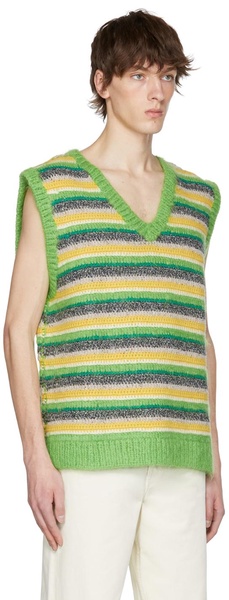 Green Wool Vest