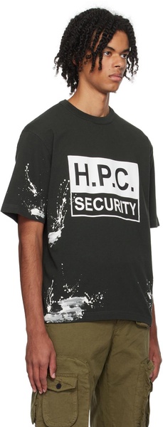 Black 'H.P.C. Security' T-Shirt