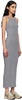 Gray 'The Essential Rib String Tank' Midi Dress