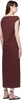 Burgundy Martial Maxi Dress