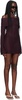 Burgundy Sava Minidress