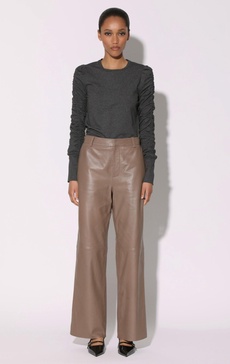 cyrus pant, cedar - leather