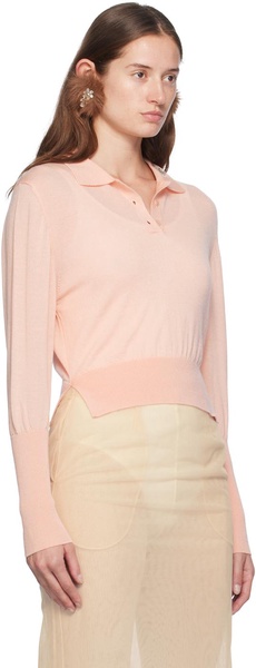 Pink Embellished Polo