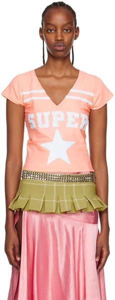 Orange Supar Star T-Shirt