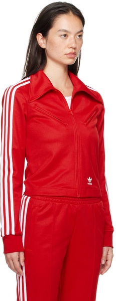 Red Montreal Track Top KNZ12 Track Jacket