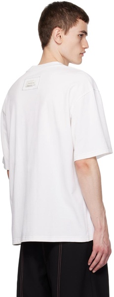 White Paneled T-Shirt