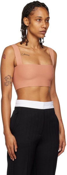 Pink Strap Bandeau Tank Top