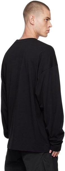 Black Oversized Long Sleeve T-Shirt