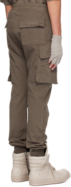 Gray Mastodon Cut Cargo Pants