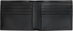 Black Bifold Logo Embossed Wallet