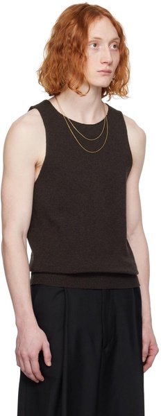 Brown Malio Tank Top