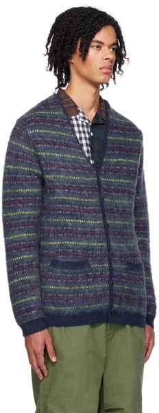 Navy Fair Isle Cardigan