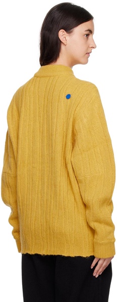 Yellow Reversible Fluic Sweater