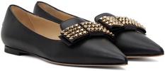 Gala embellished leather ballet flats