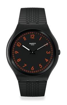 Swatch New Gent Brushed RED Quartz Watch