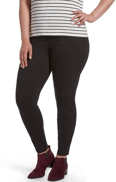 women's ultra soft high waist denim leggings in black