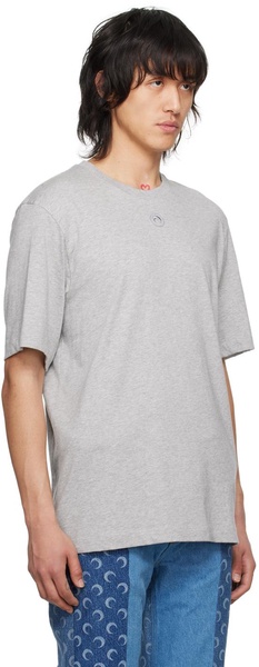 Gray Embroidered T-Shirt