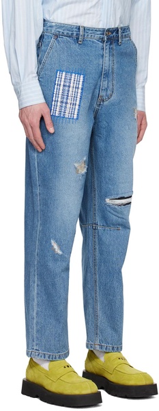 Blue Patch Jeans