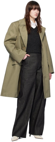 Khaki Button Coat