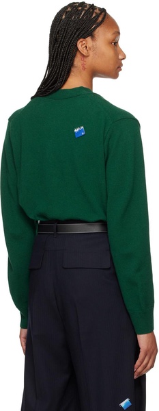 Green Significant TRS Tag Cardigan