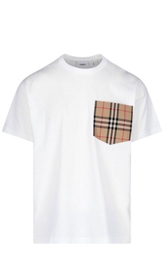 White T-shirts and Polos with Signature Check