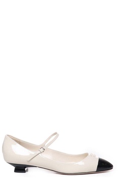 Miu Miu Low Heeled Two-Toned Pumps