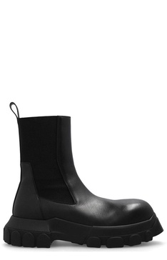 Rick Owens Beatle Bozo Round Toe Boots