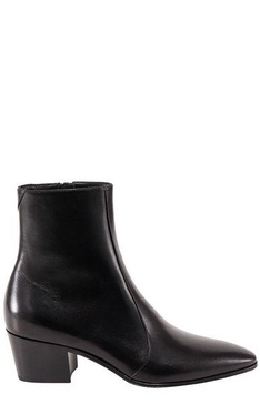 Saint Laurent Mid-Heel Ankle Boots