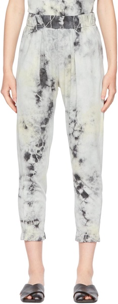 Black Tie-Dye Easy Lounge Pants