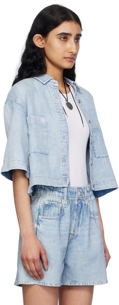 Blue Ultra Featherweight Lenna Denim Shirt