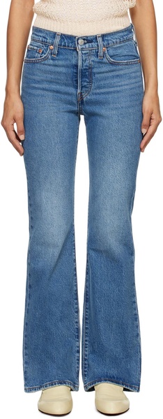 Blue Wedgie Bootcut Jeans