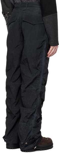 Black Xeno Multi Military Trousers