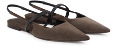 Suede flats