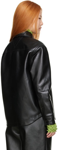 Black Leather Shirt