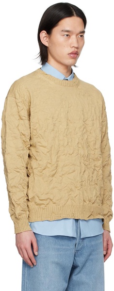 Beige Crewneck Sweater