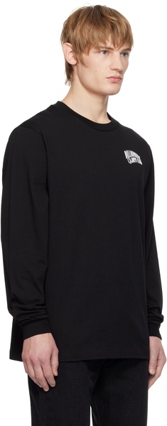 Black Small Arch Logo L/S T-shirt