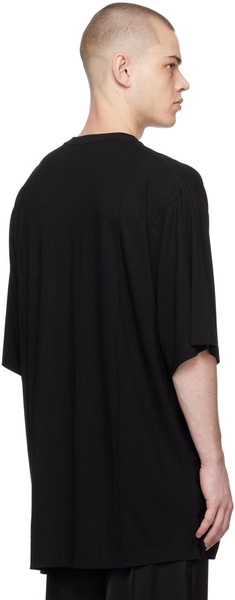 Black Oversized Creased T-Shirt