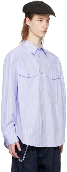 Blue Western Shirt