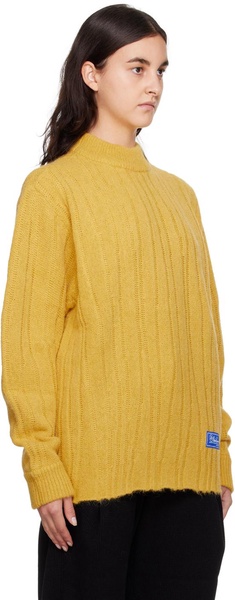 Yellow Reversible Fluic Sweater